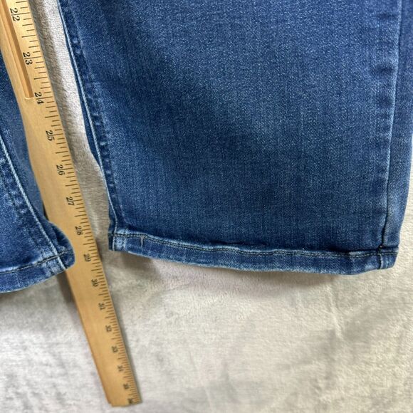 Lane Bryant Jeans Womens 20 Blue High Rise Straight Curvy Fit Flex Magic Waist - Picture 10 of 12